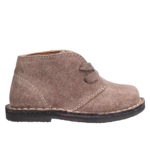 OCA-LOCA ANKLE BOOTS Toddler Kids Tan Suede Shoes, Sz 23 - Picture 1 of 4